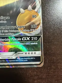 Snorlax GX SM05 Pokemon TCG Sun & Moon Promos DMG - Image 4
