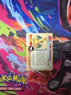 Charizard #06 - Pokemon Topps 1999 TV Animation Series 1 - Holo - BLACK LOGO LP - Image 2