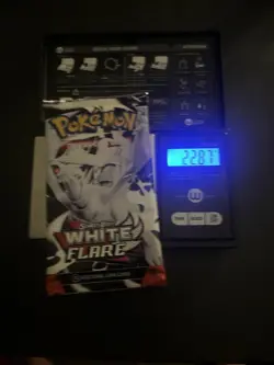 Very Heavy! 22.87g Pokemon TCG SV10.5 White Flare Booster Pack Sealed! - Image 1