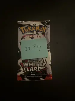 Very Heavy! 22.87g Pokemon TCG SV10.5 White Flare Booster Pack Sealed! - Image 3