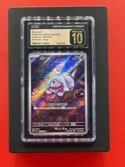 CGC Gem Mint 10 Greavard #087/078 (Art Rare) Pokemon Japanese (Sv1v: Violet Ex) - Image 1