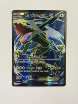Pokemon TCG Rayquaza Ex 104/108 Full Art Holo XY Roaring Skies Lightly Played - Image 1