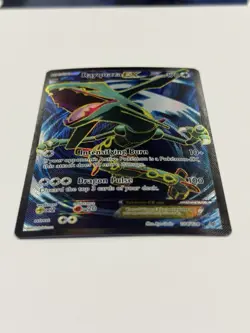 Pokemon TCG Rayquaza Ex 104/108 Full Art Holo XY Roaring Skies Lightly Played - Image 4