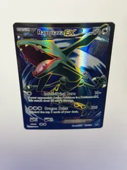 Pokemon TCG Rayquaza Ex 104/108 Full Art Holo XY Roaring Skies Lightly Played - Image 5