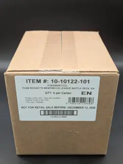 Pokemon Team Rocket's Mewtwo ex League Battle 6-Deck Case Sealed - Image 1