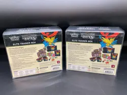 Lot of (2) Pokemon TCG Hidden Fates Elite Trainer Boxes Sealed w/ Plastic Case - Image 2
