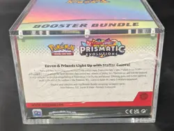 Pokemon SV8.5 Prismatic Evolutions Sealed Booster Bundle Display W/Acrylic Case - Image 3