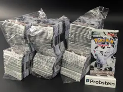 LOT (180) Pokemon TCG White Flare Black Bolt Factory Sealed Korean Booster Packs - Image 1