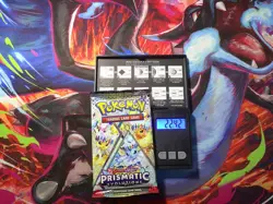 VERY HEAVY! GOD PACKUUU 22.42g Prismatic Evolutions Pokemon TCG Booster (SEALED) - Image 1
