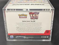 Pokemon 151 SV3.5 Booster Bundle Display Factory Sealed Case W/Acrylic Case - Image 3
