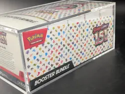 Pokemon 151 SV3.5 Booster Bundle Display Factory Sealed Case W/Acrylic Case - Image 4
