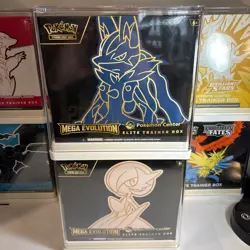 Pokemon TCG Mega Evolution Pokemon Center ETB Set of 2! With Cases! - Image 1
