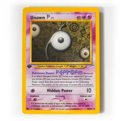 Pokemon - Unown P - 1st Edition - Non Holo - 58/105 - Neo Destiny - Image 1