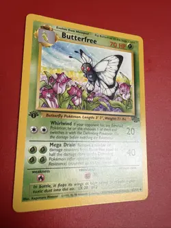 Pokemon TCG - Butterfree 33/64 - 1st Edition D Error Misprint Jungle [Near Mint] - Image 3