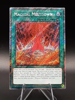 Yu-Gi-Oh! Magical Meltdown RA04-EN280 Platinum Secret Rare 1st Ed *Pack Fresh* - Image 2