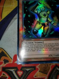 Gem-Knight Amber ha06-en033 1st Edition (LP/MP) Super Rare Yu-Gi-Oh! - Image 4