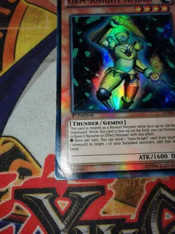 Gem-Knight Amber ha06-en033 1st Edition (LP/MP) Super Rare Yu-Gi-Oh! - Image 5