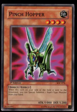 Yugioh Pinch Hopper IOC-078 1st Edition Common NM - Image 1