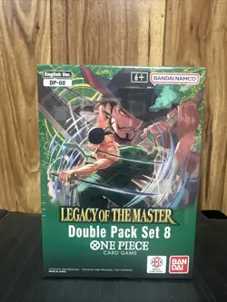 One Piece: Double Pack Set - Legacy of the Master [DP-08] 8 Packs In Display US - Image 1