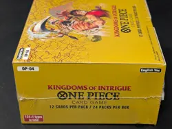 Lot (7) One Piece OP-04 Kingdoms Of Intrigue Booster Boxes Sealed English - Image 5