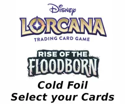 Disney Lorcana Floodborn PICK YOUR COLD FOIL CARD Rare Super Rare Legendary TCG - Image 1