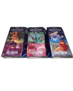 COMPLETE SET OF 3 Disney Lorcana The First Chapter Starter Decks Factory Sealed! - Image 1