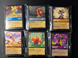 35x Disney Lorcana Lot - Guaranteed 3 Super Rare/Rare and 2 Cold Foil NM Cards - Image 2