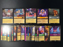 35x Disney Lorcana Lot - Guaranteed 3 Super Rare/Rare and 2 Cold Foil NM Cards - Image 3