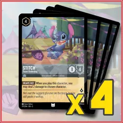 Disney Lorcana: 2024 Stitch Team Underdog 171/204 x4 | Uncommon - Image 1
