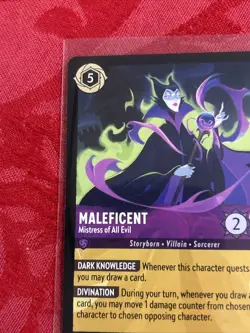 Disney Lorcana Inklands - Maleficent - Mistress Of All Evil - 51/204 MINT - Image 3