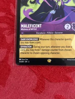Disney Lorcana Inklands - Maleficent - Mistress Of All Evil - 51/204 MINT - Image 4