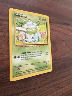Bulbasaur - 44/102 - Pokemon Base Set Unlimited Card WOTC LP - Image 3