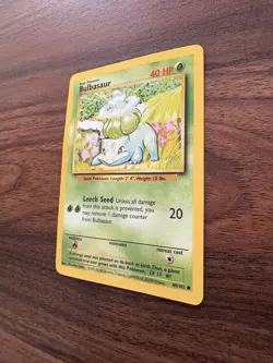 Bulbasaur - 44/102 - Pokemon Base Set Unlimited Card WOTC LP - Image 4