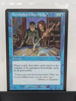 x4 - Nemesis - MTG - Playset - Accumulated Knowledge - Magic - Image 2