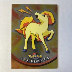 Pokemon Tv Animation Edition Series 2 Ponyta #77 Foil Blue Logo 2000 LP/MP - Image 1