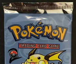 2000 WOTC Pokemon TCG Base Set 2 Booster Pack Sealed Raichu Art - Image 3