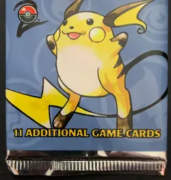 2000 WOTC Pokemon TCG Base Set 2 Booster Pack Sealed Raichu Art - Image 4