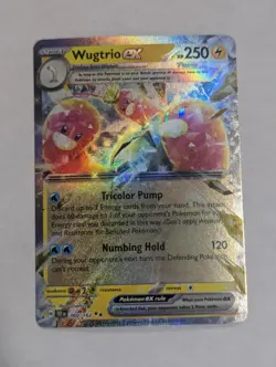 Wugtrio ex 60/162 Double Rare Holo Temporal Forces Pokemon TCG NM - Image 1