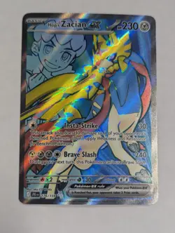 Hop's Zacian ex Pokemon Journey Together 176/159 Full Art Ultra Rare NM - Image 1