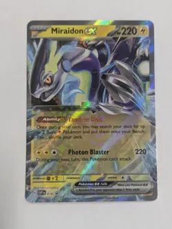 Miraidon ex SVP028 - Scarlet & Violet Promo Card - Pokemon TCG Holo Foil NM - Image 1