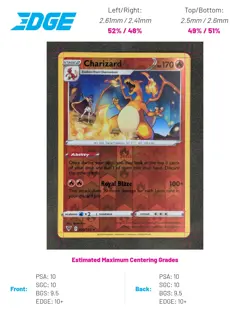 Charizard 025/185 Pokemon TCG Rare SWSH04: Vivid Voltage Near Mint - Image 3