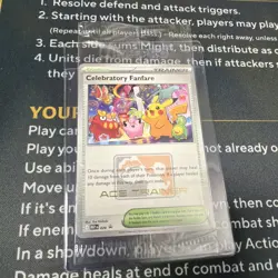 SEALED Celebratory Fanfare • NM • 2025 Ace Trainer Reward Promo • Pokemon TCG - Image 1