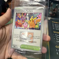 SEALED Celebratory Fanfare • NM • 2025 Ace Trainer Reward Promo • Pokemon TCG - Image 3