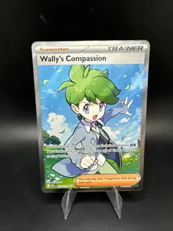 Wally’s Compassion Full Art Ultra Rare 176/132 Pokemon Mega Evolution English - Image 1