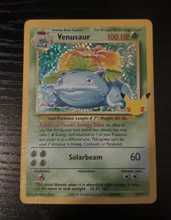 Pokemon Celebrations Venusaur 15/102 Classic Collection Holo Near Mint - Image 1