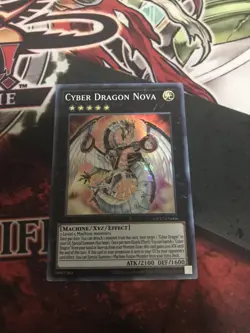 yugioh- Cyber Dragon Nova OTS Pack 17 Super Rare NM - Image 1