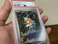2023 POKEMON PAL EN-PALDEA EVOLVED ILLUSTRATION RARE #203 MAGIKARP PSA 9 READ! - Image 5