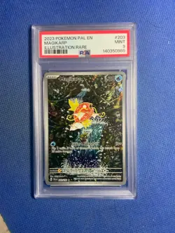 2023 POKEMON PAL EN-PALDEA EVOLVED ILLUSTRATION RARE #203 MAGIKARP PSA 9 - Image 1