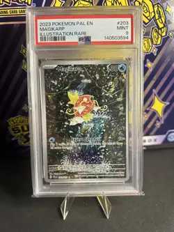 2023 POKEMON PAL EN-PALDEA EVOLVED ILLUSTRATION RARE #203 MAGIKARP PSA 9 - Image 1