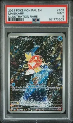 2023 Pokemon Pal EN-Paldea Evolved Magikarp Illustration Rare PSA 9 #203 - Image 1
